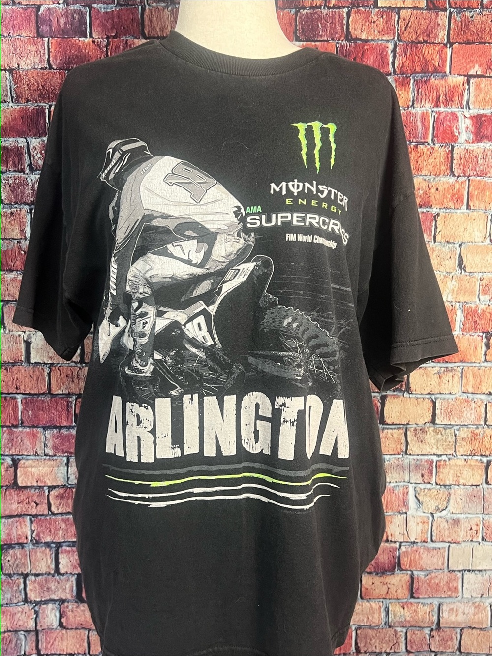 2018 Monster Energy AMA Supercross Arlington Motocross T-Shirt XL